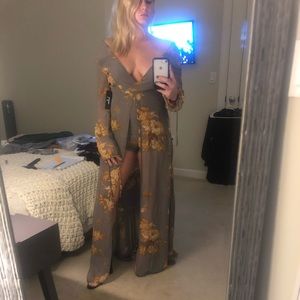 Beautiful Lulus maxi romper dress